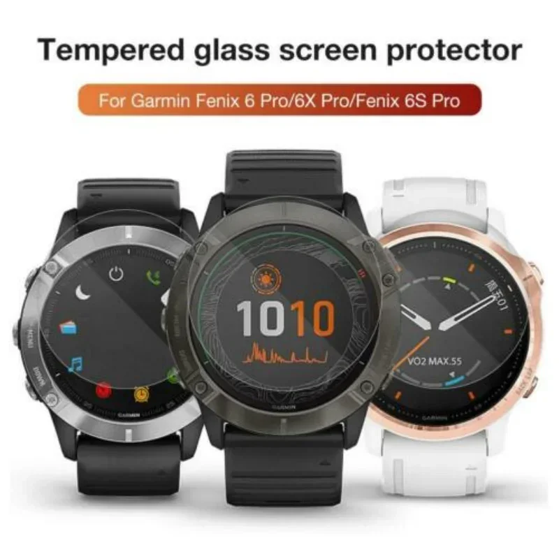 1-5db prémium edzett üveg Garmin Fenix 6 6S 6X Pro Smart Watch Ultra Clear HD törésálló képernyővédő fólia fóliákhoz