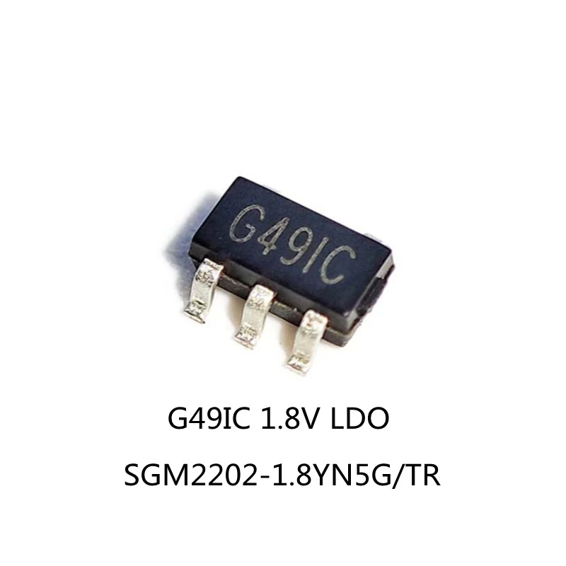 1.8V Patch SOT23-5 tűs cső G49 G49IC HJ feszültségtartomány chip IC S9 L3+ hashboard feszültségszabályozó chiphez