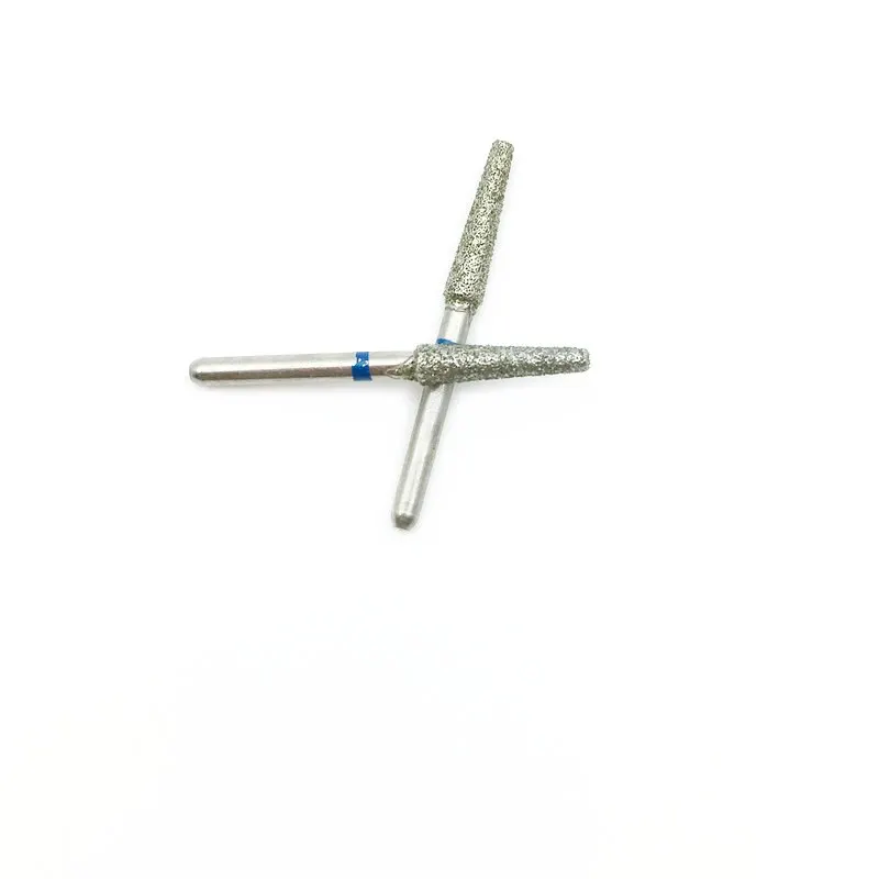 10db Dental Diamond FG 1.6mm nagy sebességű fúrók polírozáshoz Simító eszköz termék Fogászat anyaga TF-14