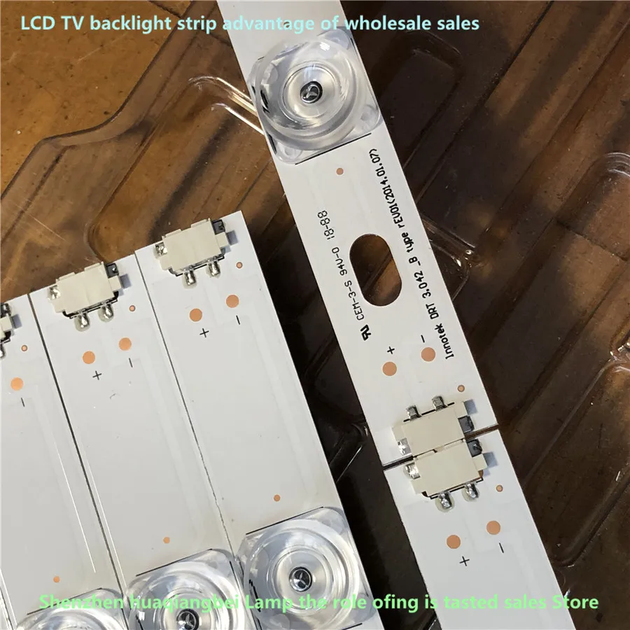 16db/lot 825mm LED háttérvilágítású lámpa szalag 8 led LG INNOTEK DRT 3.0 42