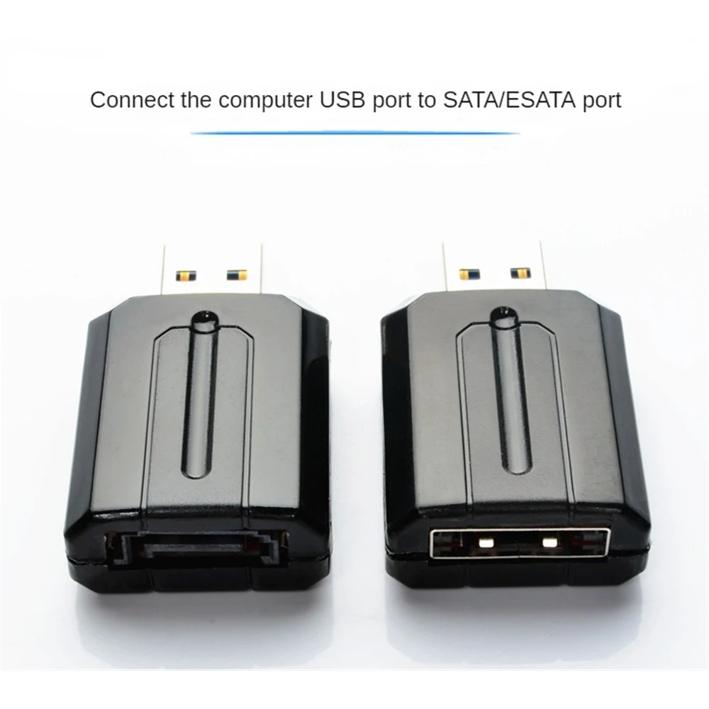1~8DB USB 3.0 Esata adapter Tartós USB 3.0 SATA HDD adapter Egyszerű csatlakoztatás Nagy sebességű adatátvitel USB 3.0 Esata