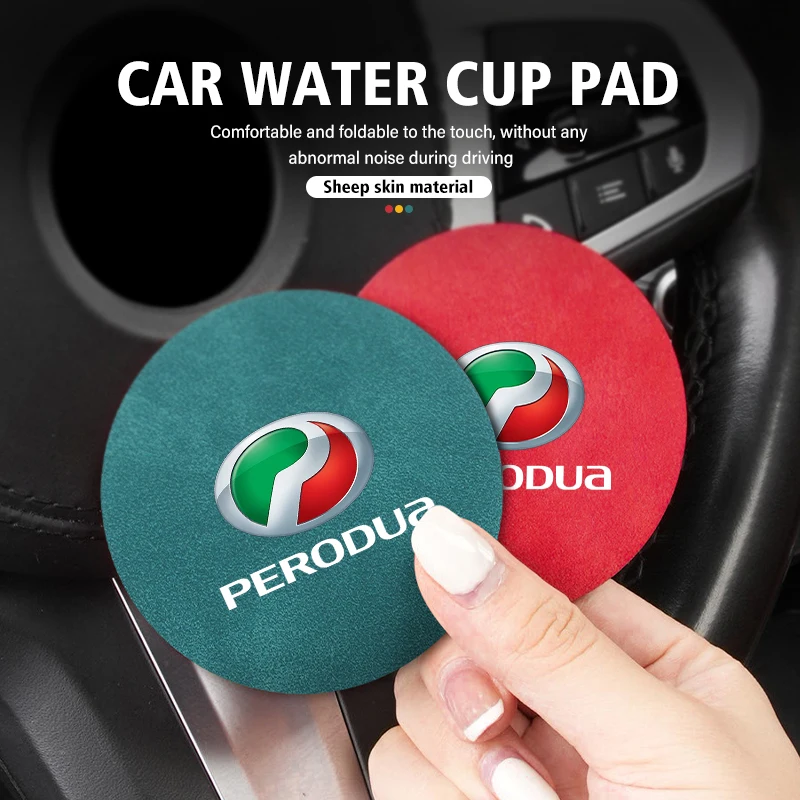2db autó alátét italpalack tartó csúszásgátló szőnyeg vizes csésze párna Perodua Ativa Myvi Bezza Alza Axia Viva Aruz Myvi Gen2 Gen3 számára