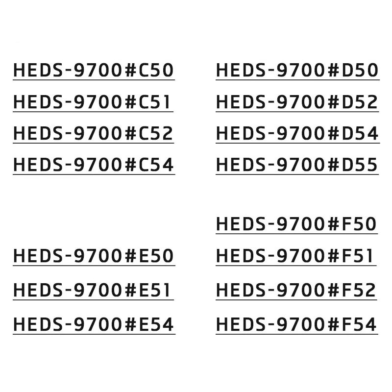 2PCS Új eredeti rács kódoló dekóder Rácsolvasó HEDS-9700#C50 H9700#D50 HEDS-9700-E50 HEDS9700#F50 Raszterfejek