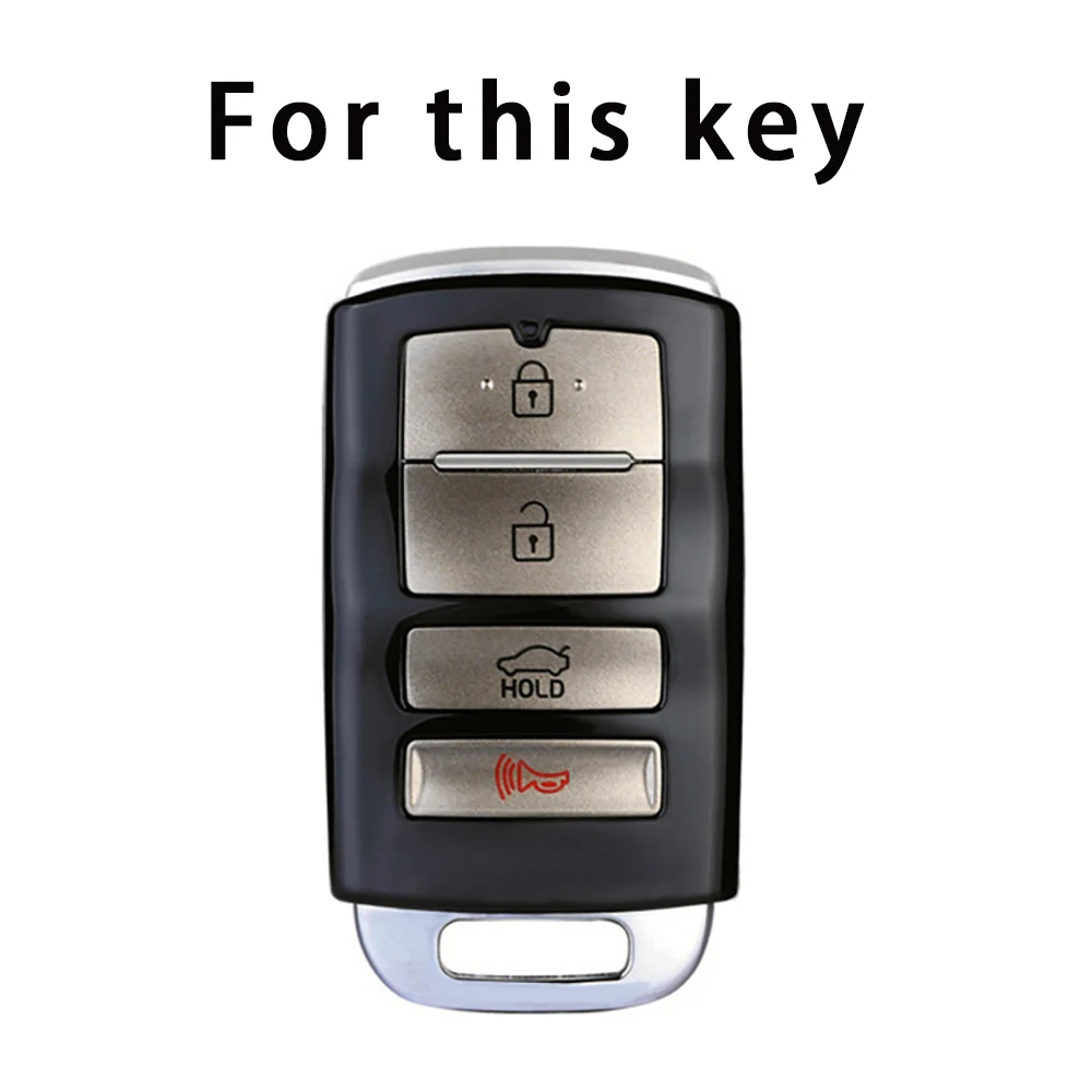 4 gomb TPU autós kulcstok fedél héj fob KIA Cadenza K9 K7 K-04 Sorento K900 és új K7 Key 2013 év 2016 kulcstartóhoz