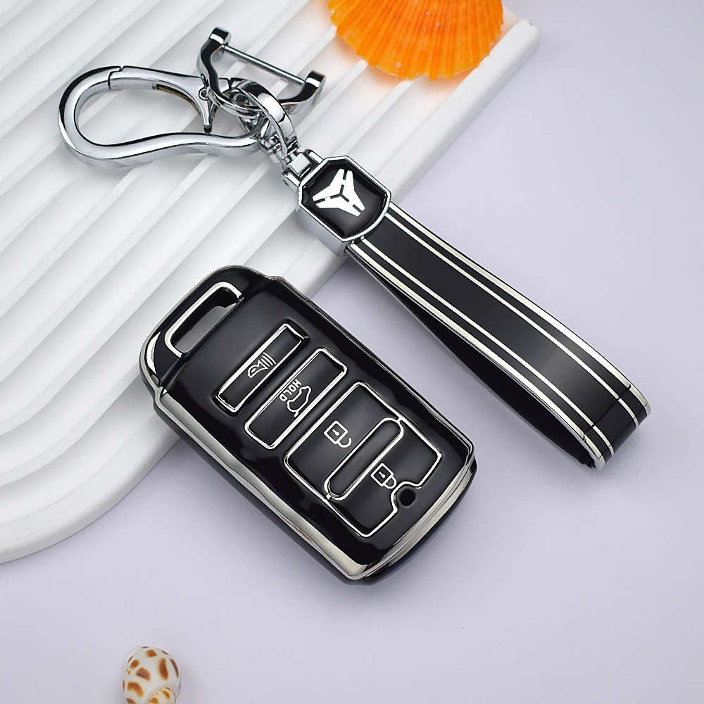 4 gomb TPU autós kulcstok fedél héj fob KIA Cadenza K9 K7 K-04 Sorento K900 és új K7 Key 2013 év 2016 kulcstartóhoz