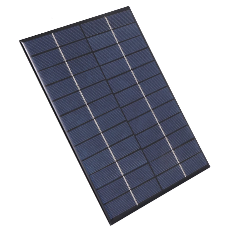 4X 12V 5.2W mini napelem polikristályos napelemek szilícium epoxi napelem modul rendszer akkumulátor töltő + DC kimenet