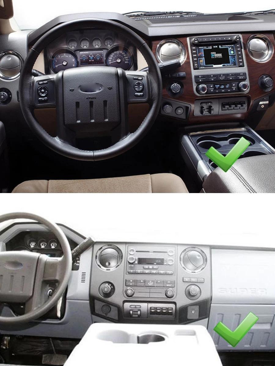 8 + 256G Radio Mobil Ford F250 F350 2009-2014 GPS Navigasi Otomatis Audio Multimédia Penerima Carplay lejátszó Sztereó Kepala
