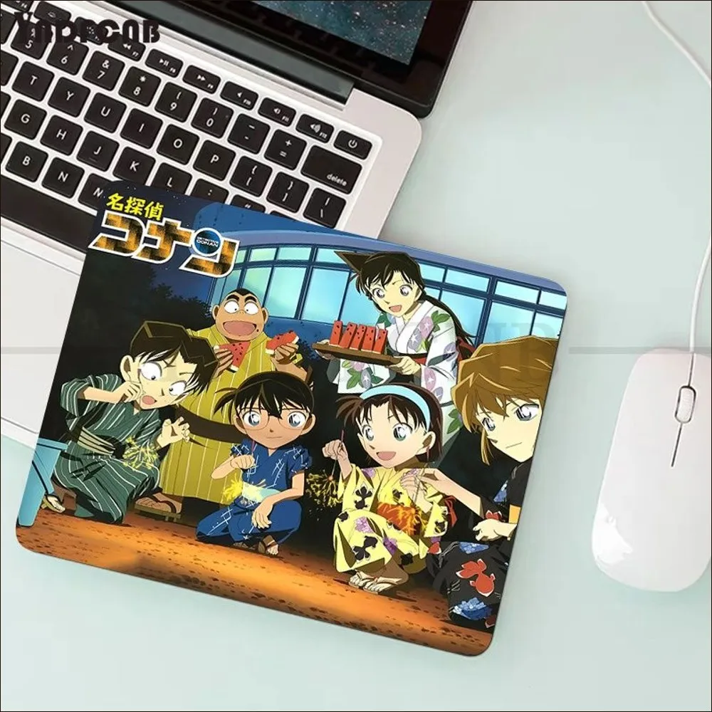 Anime Detective Conan egérpad csúszásmentes Lockedge rajzfilm anime játék egérpad billentyűzet sima cég PC-re számítógép asztal