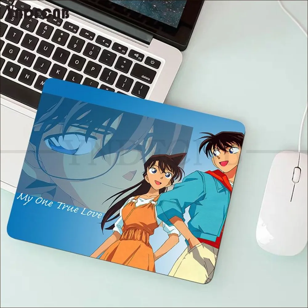 Anime Detective Conan egérpad csúszásmentes Lockedge rajzfilm anime játék egérpad billentyűzet sima cég PC-re számítógép asztal