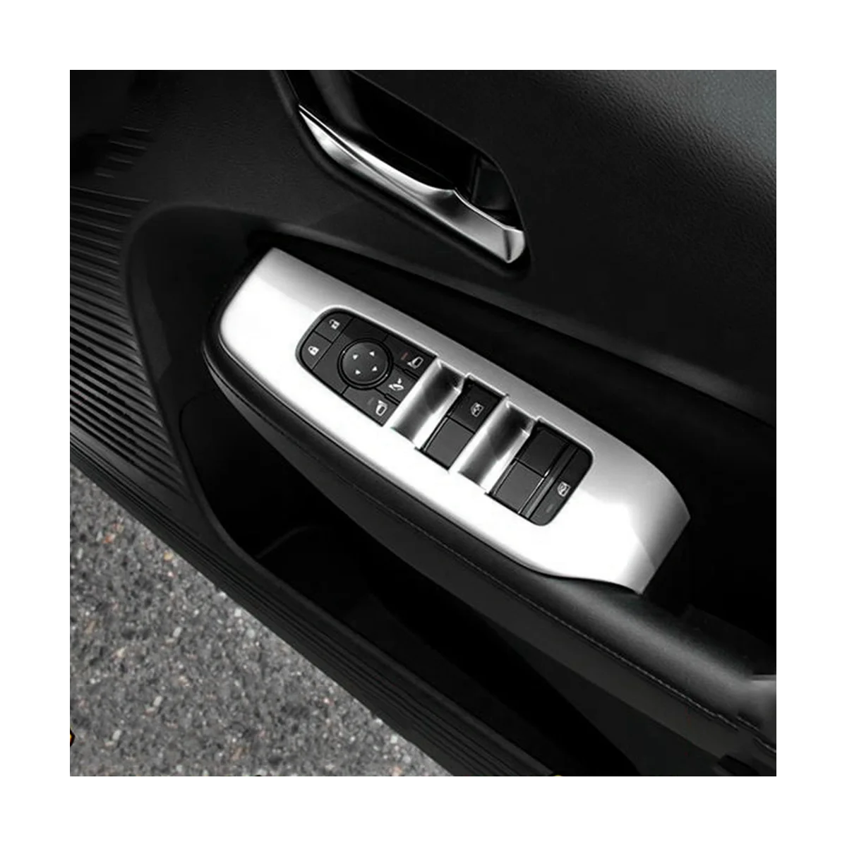 Autó ablakemelő kapcsoló gombpanel burkolat matrica díszítés Nissan Note E13 2021 2022 RHD tartozékokhoz