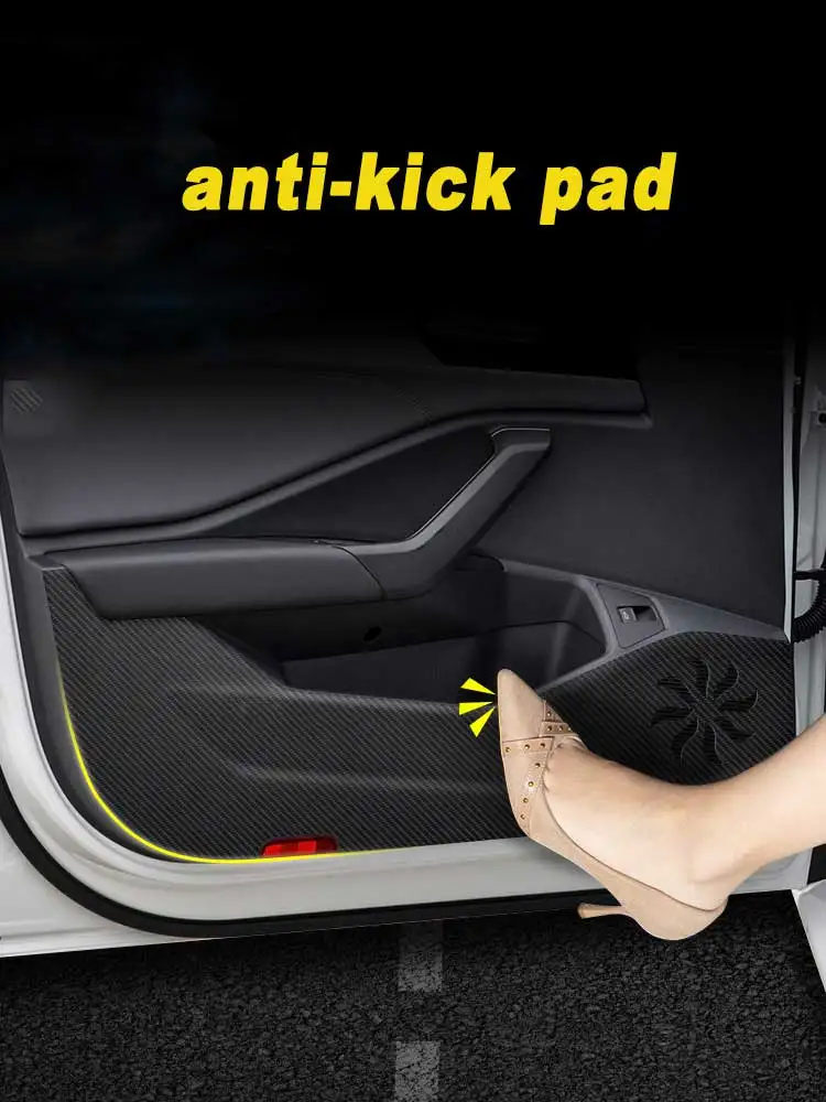 Autó belső lábtörlő szőnyeg Kick Pad matrica dekoráció Volkswagen Jetta Mk7 Mk6 Sagitar Vw 2012-2021 2020 2019 tartozékokhoz