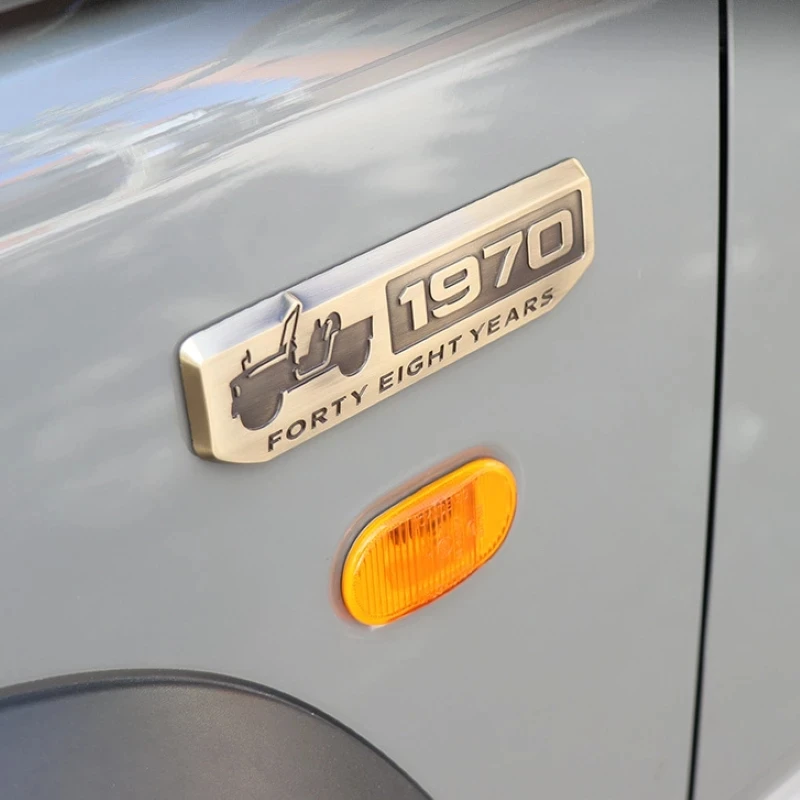 Autó matrica Suzuki Jimny 2007-2021 JB23 JB43 JB64 JB74 Auto Logo 1970 Emlékjel fém 3D matrica