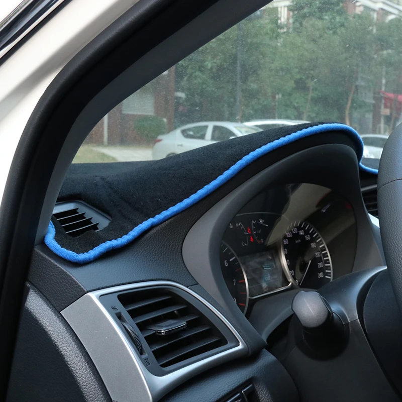Autó műszerfal takarószőnyegek Kerülje a fénypárnát Anti-UV szőnyegek tartozékai Nissan Sentra Sylphy 2013 2014 2015 2016 2017 2018 2019