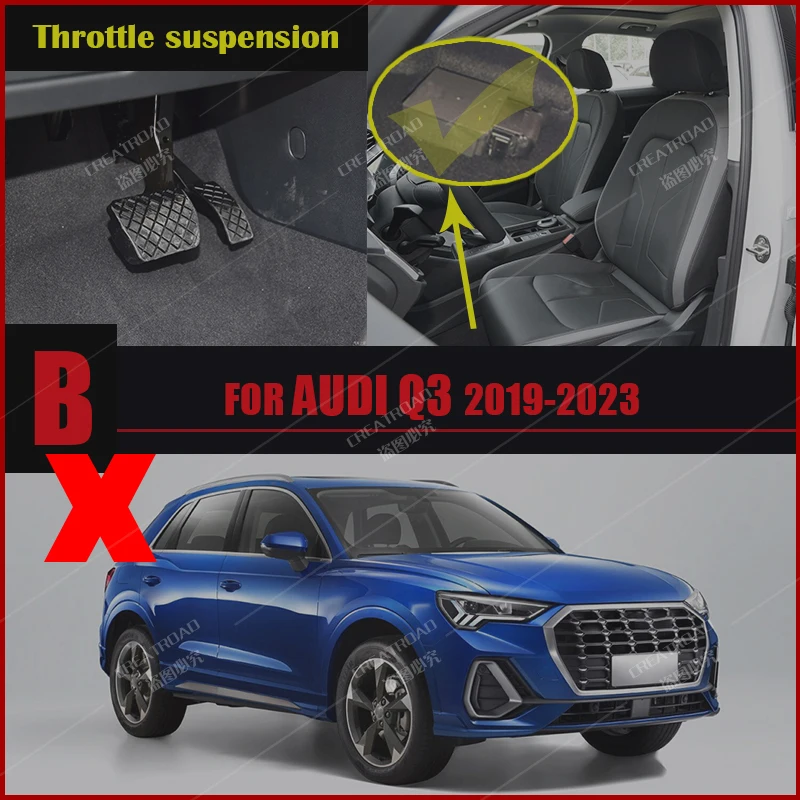 Autó padlószőnyegek Audi Q3 MK2 F3 2019 2020 2021 2022 2023 Egyedi automatikus lábpárnák Autó szőnyegborítás Belső kiegészítők