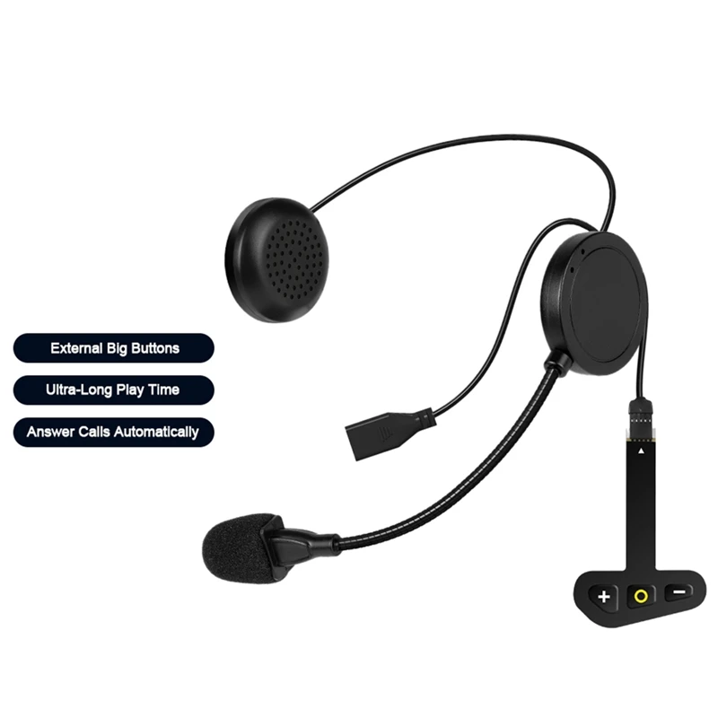 Bluetooth 5.2 vezeték nélküli fülhallgató kihangosító hívókészlet sztereó MP3 zenelejátszóhoz