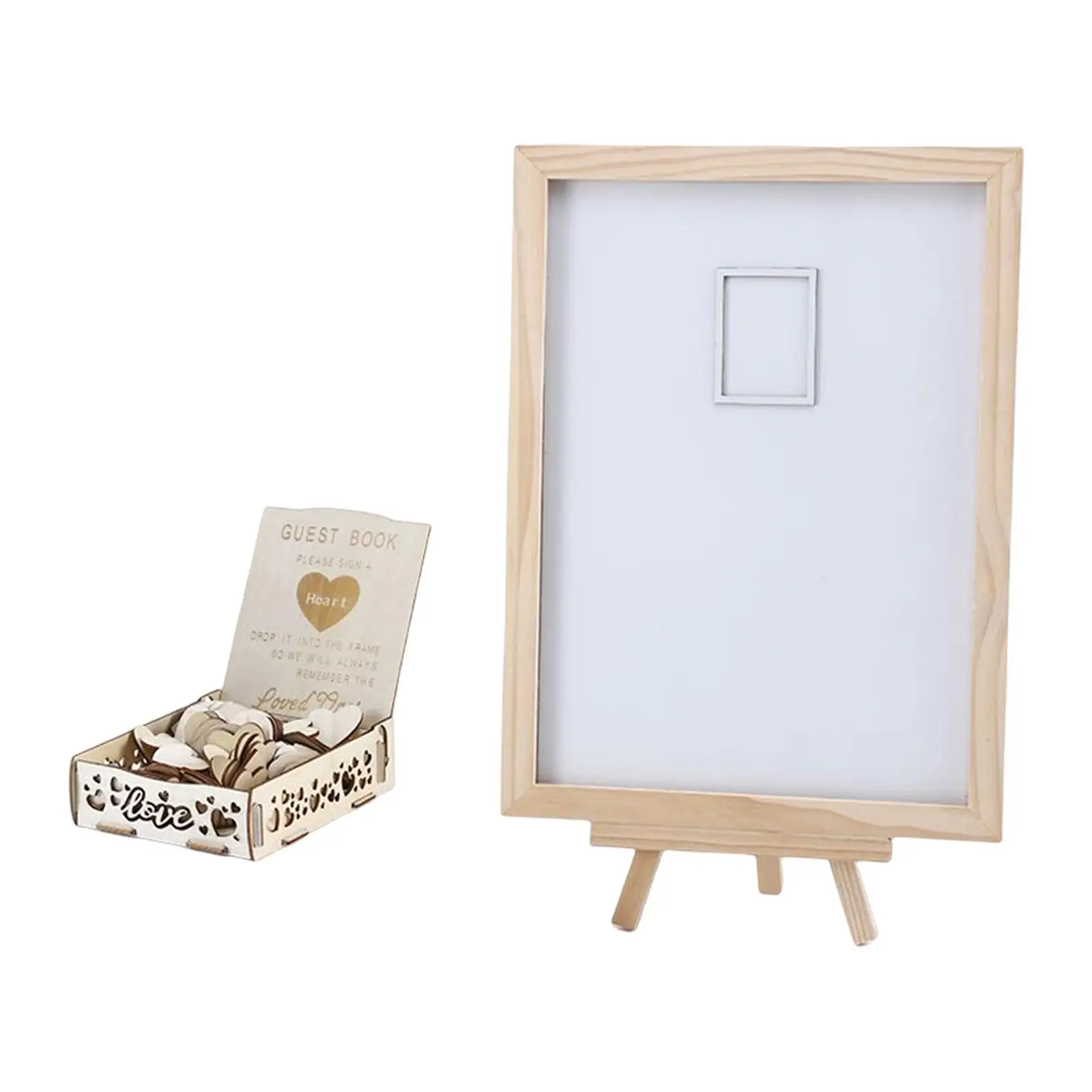 Egyedi esküvői vendégkönyv Jel Szív csepp doboz Vendégkönyv temetési fogadáshoz Születésnapi különleges események dekorációja