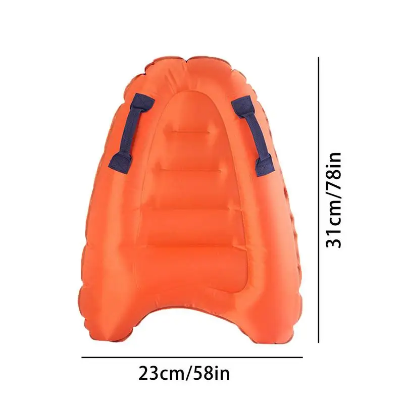 Felfújható szörfdeszka nyári felfújás szörftest deszka fogantyúkkal Anti Slip Beach Essentials könnyű biztonsági úszó segédeszközök
