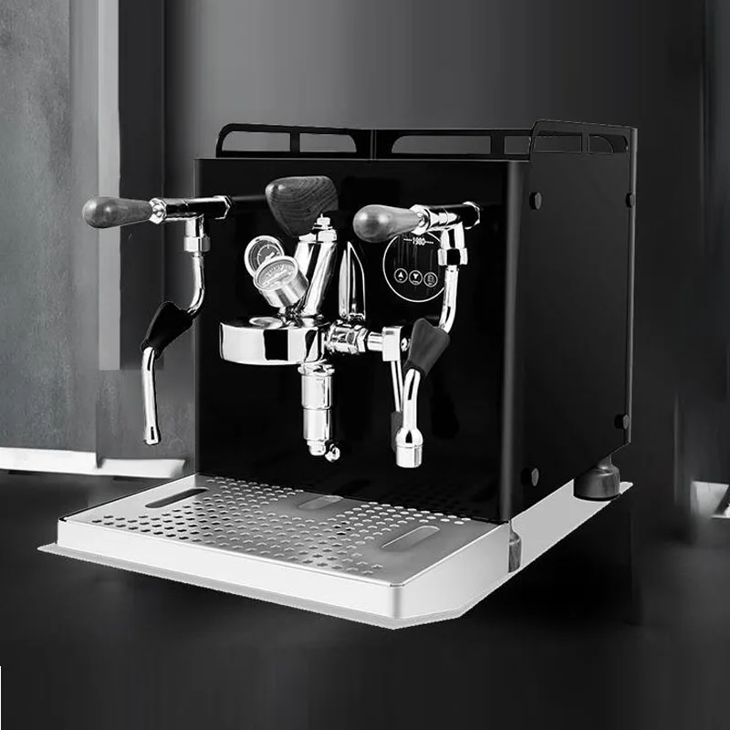  Félautomata kereskedelmi kávéfőző Eszpresszó kávéfőző gép Hom használatra Olasz kávéfőző gép