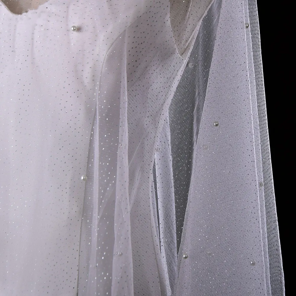 Glitters tüll esküvői bolero 2023 gyöngyökkel Menyasszonyi fok nők vállrándítás hivatalos particsomagolás különleges alkalmi kabát