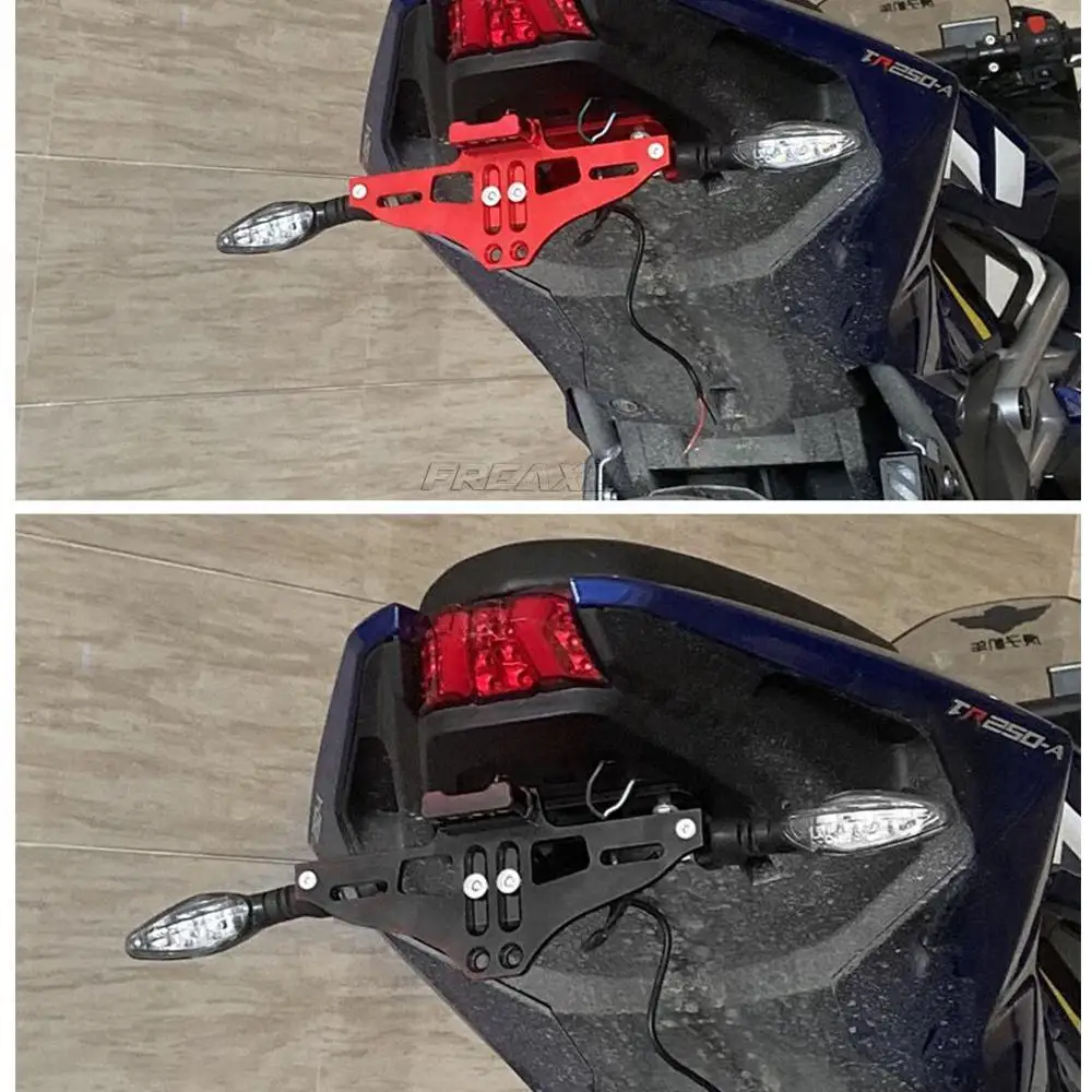 Hátsó rendszámtábla hátsó keret tartó konzol Irányjelző lámpa Honda CBR 600 RR CBR 600RR CBR600rr 2003 2004 2005 2006 -2008