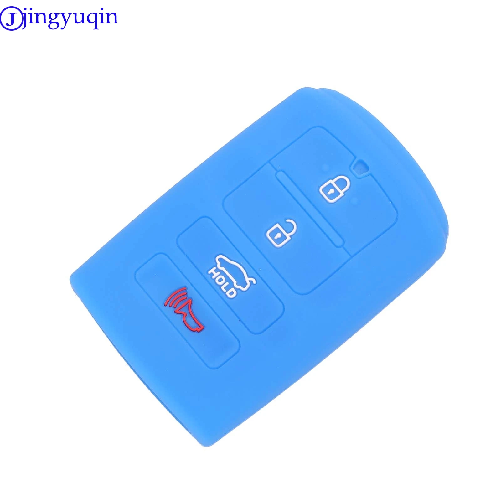 jingyuqin szilikon gumi kulcsfedél FOB tok KIA K9-hez Cadenza K7 Smart Remote kulcstartó tok Autós stílusú tok 4 gomb
