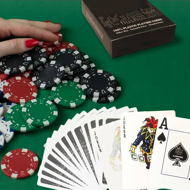 Játékkártyák Pókerklub Nagy karakter kártyák Társasjátékok 2,48*3,46 hüvelykes Magic Poker eszközök Játék ajándékgyűjtemény Játékkártyák