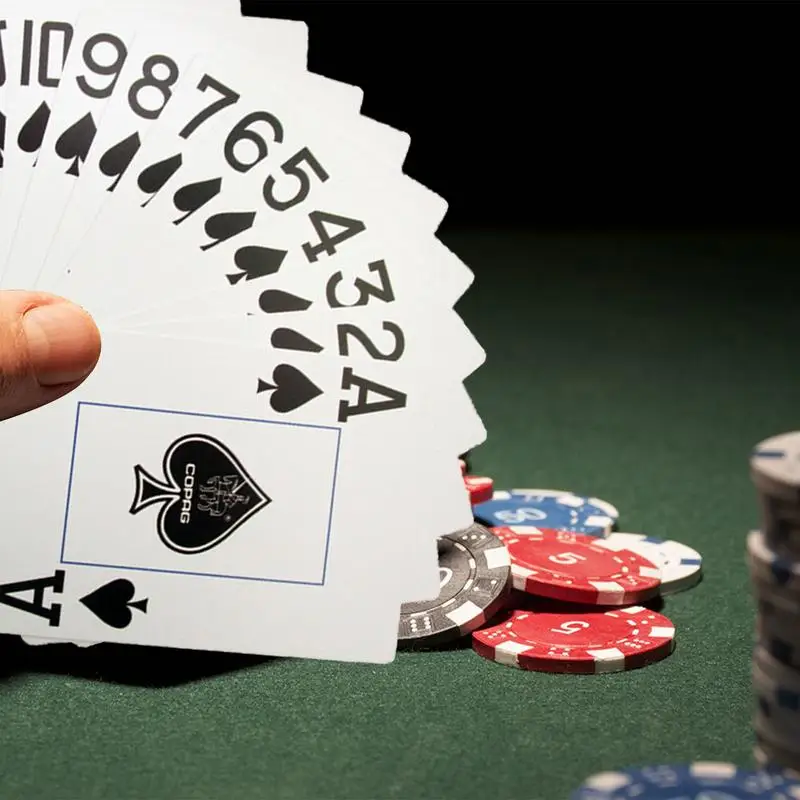 Játékkártyák Pókerklub Nagy karakter kártyák Társasjátékok 2,48*3,46 hüvelykes Magic Poker eszközök Játék ajándékgyűjtemény Játékkártyák