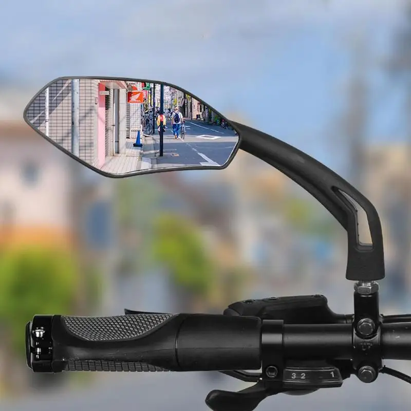 Kerékpár tükrök kormányhoz Biztonságos kerékpározás Kerékpár tükör Visszapillantó bár tükör Tükröződésmentes átlátszó kormány Kerékpár tükör
