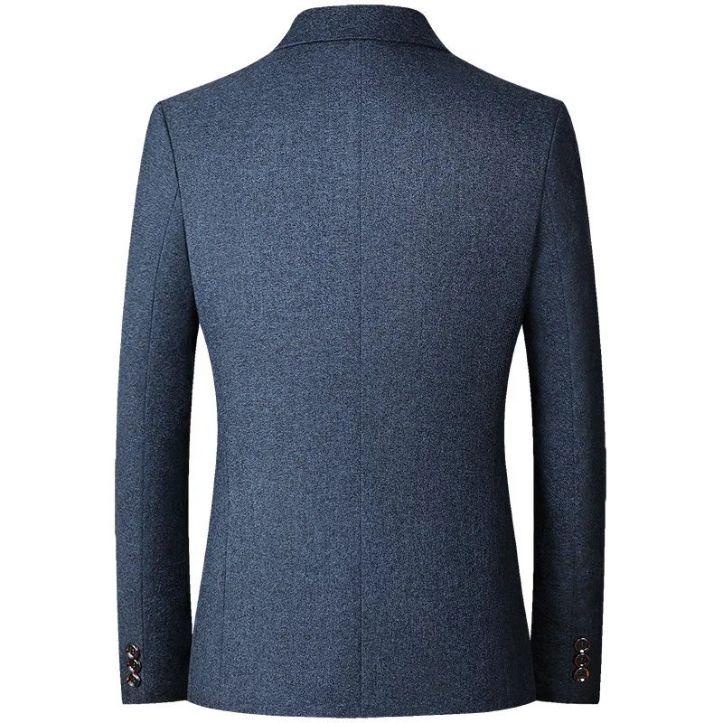 Kiváló minőségű férfi blézer szürke kék bordó egymellű elegáns divatkabát kabátok Business Office alkalmi blézerek férfiaknak