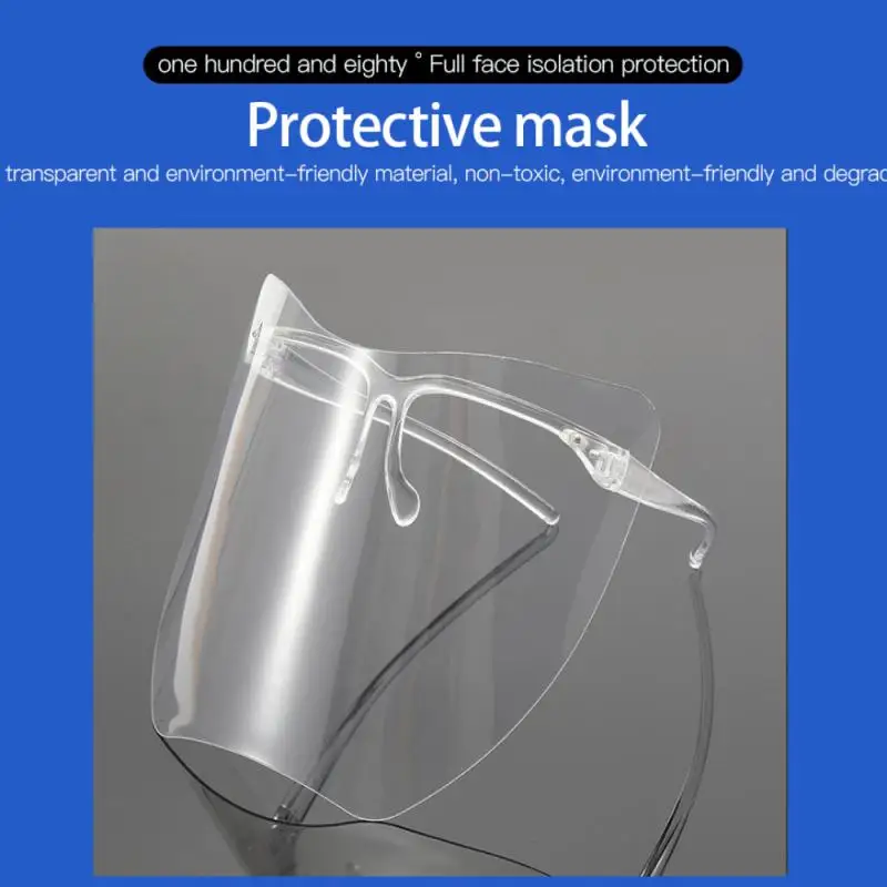 Konyhai fröccsenésgátló arcmaszk Fröccsenésgátló köd szélálló arcmaszk átlátszó teljes arcvédő szemüveg Szemvédelem