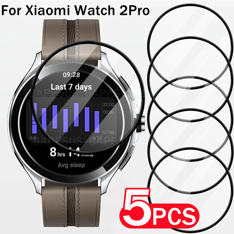 képernyővédő fólia Xiaomi Watch 2 Pro teljes fedelű ujjlenyomat-mentes HD átlátszó puha film Mi Watch2 Pro-hoz Xiaomi Watch 2Pro 2023