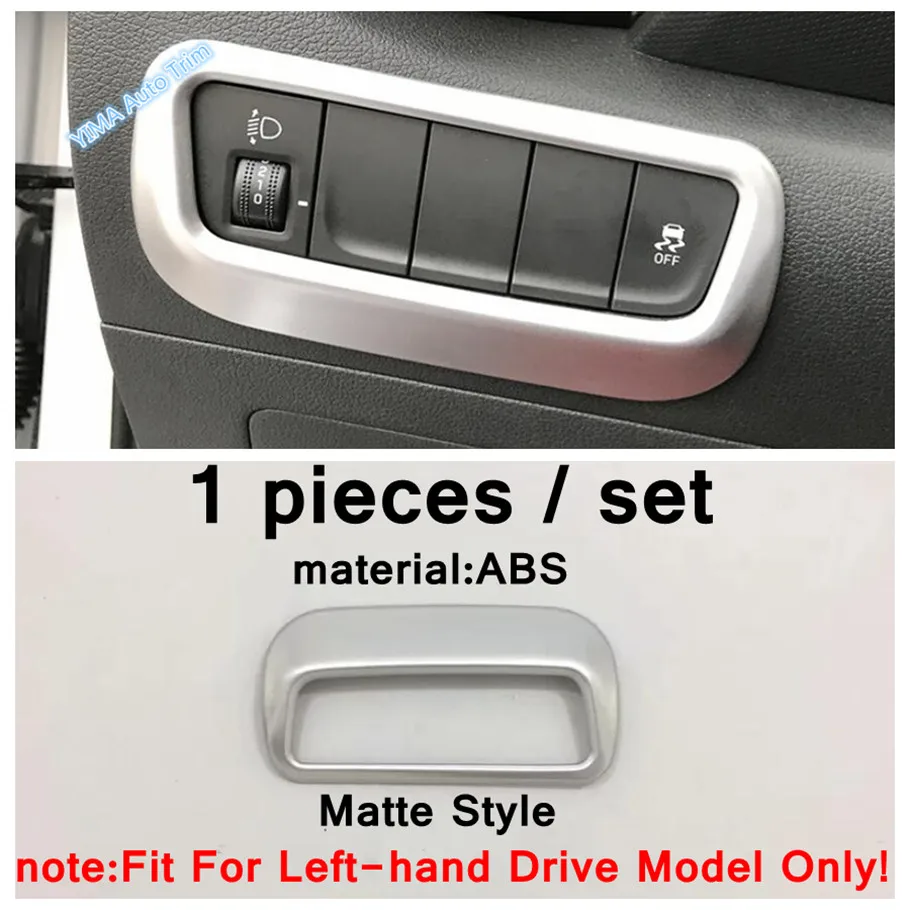 Középső légkondicionáló kapcsoló / ajtó Kartámasz ablakemelő gombos burkolat Matt illeszkedés a Hyundai Kona 2018 - 2023 tartozékokhoz