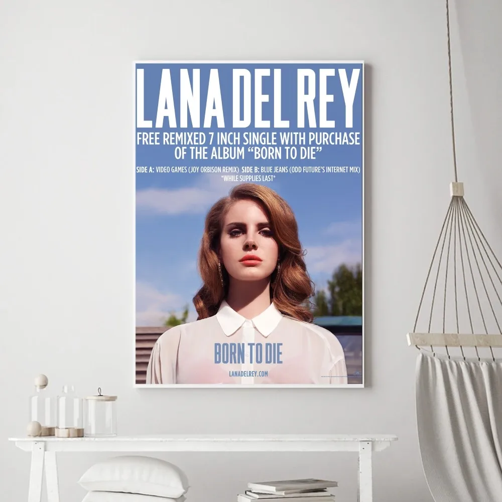 L-Lana-Del-Rey poszternyomatok Poszter Falfestés hálószoba nappali Fali bár Étterem matrica