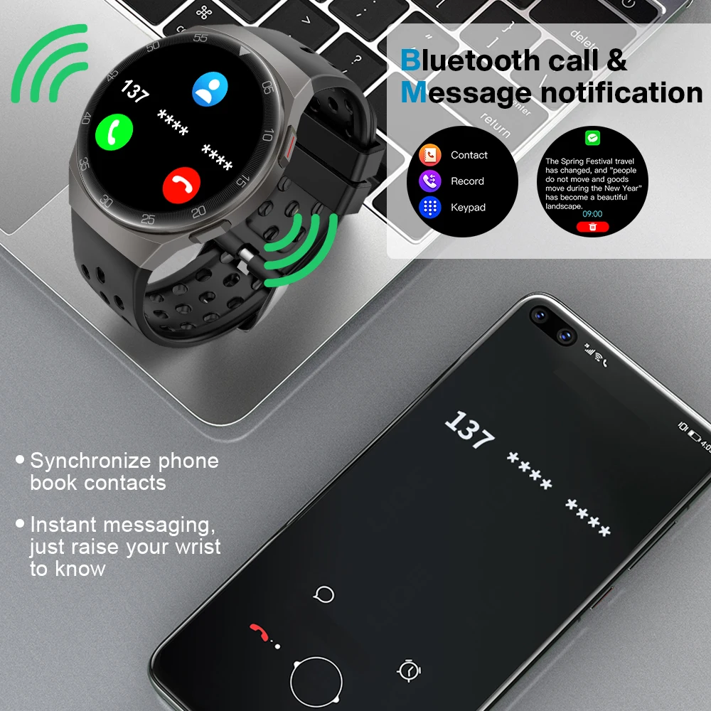 LIGE Divat Okosóra Férfiak IP67 vízálló Sport Fitness Tracker Bluetooth hívás állapotfigyelő Férfi okosóra IOS Android rendszerhez