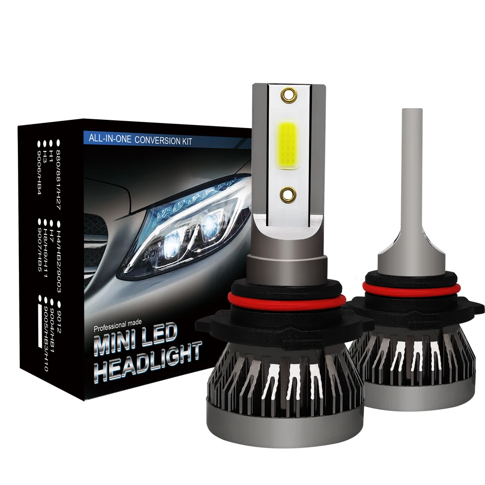 MINI1-9005/HB3/H10 MINI1-LED fényszórók Xenon fényszórók autókhoz, teherautókhoz, SUV-khoz, lakóautó HID 6000K szín enyhe 200m fénytartomány