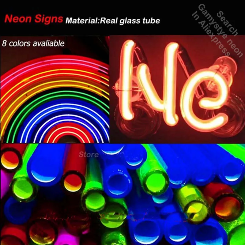 NEON jelek Szeresd ÖNMAGAD Neon fény 100% kézzel készített üvegcső Kezdőlap Neon lámpák Jel a hálószobához Office Hotel Pub Cafe Pihenés