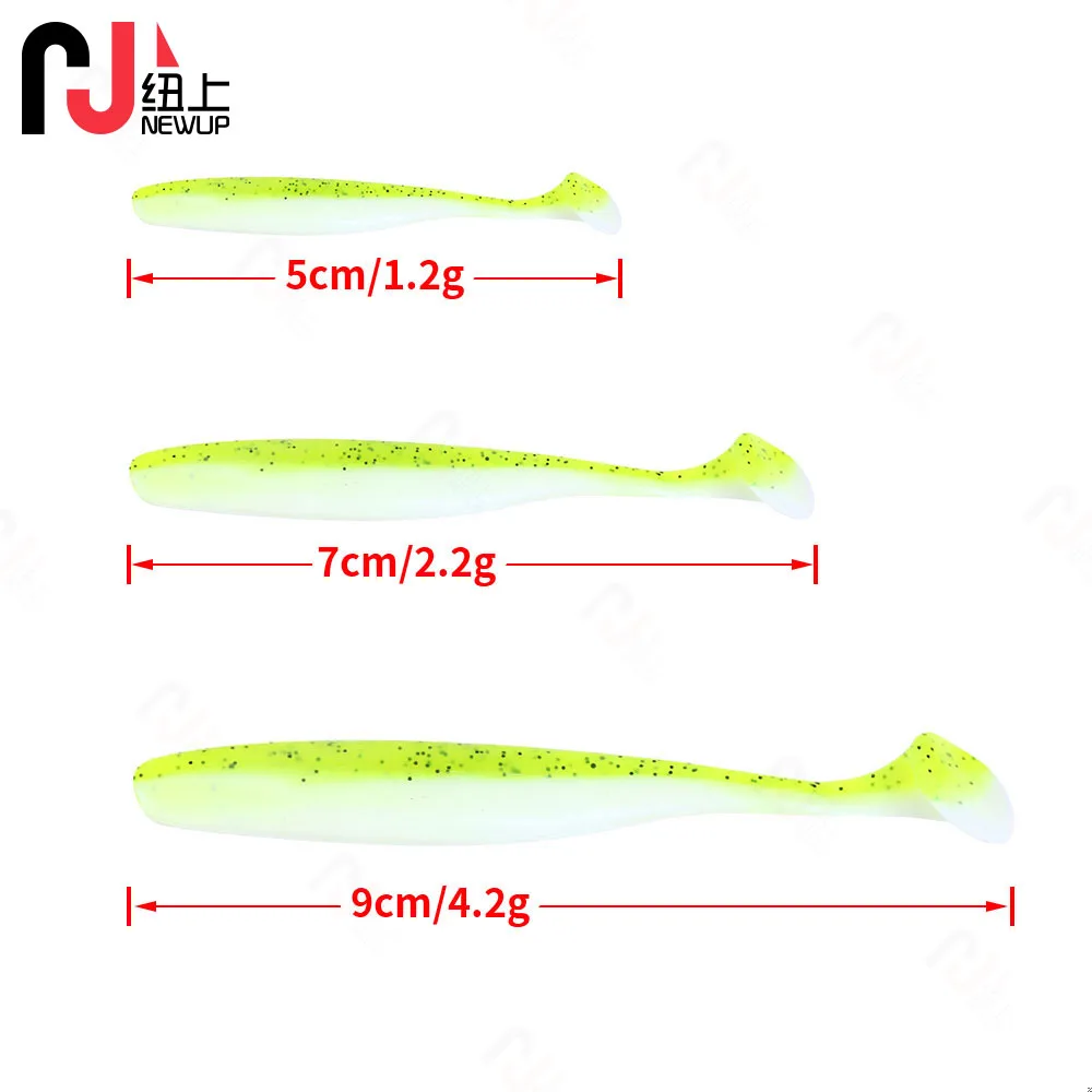 NEW UP Soft Fishing csalik kiváló minőségű szilikon csalik 5cm / 7cm /9 cm Tengeri horgászat Swimbait Wobbler Mesterséges lágy csali