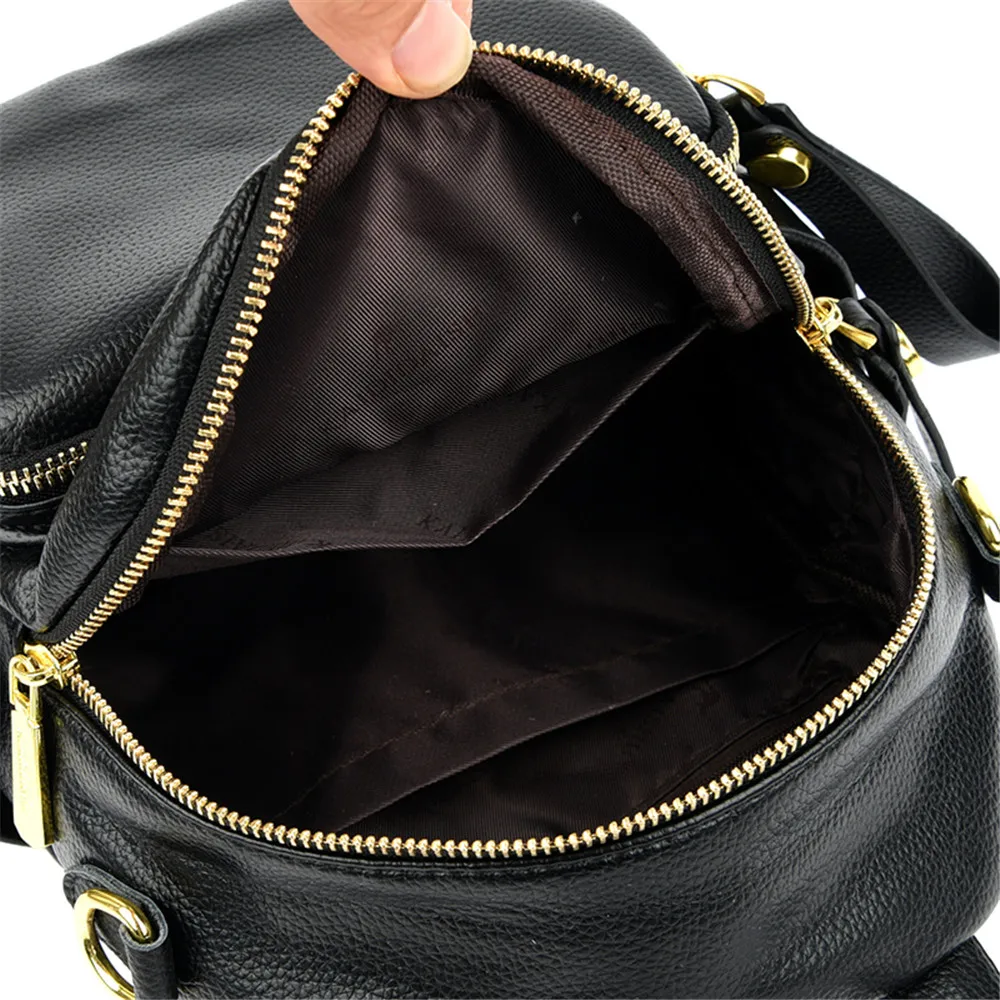 Női hátizsák Puha bőr táskák Híres márkájú hátizsákok tizenéves lányoknak Iskolatáska Nagy kapacitású váll utazótáskák Női