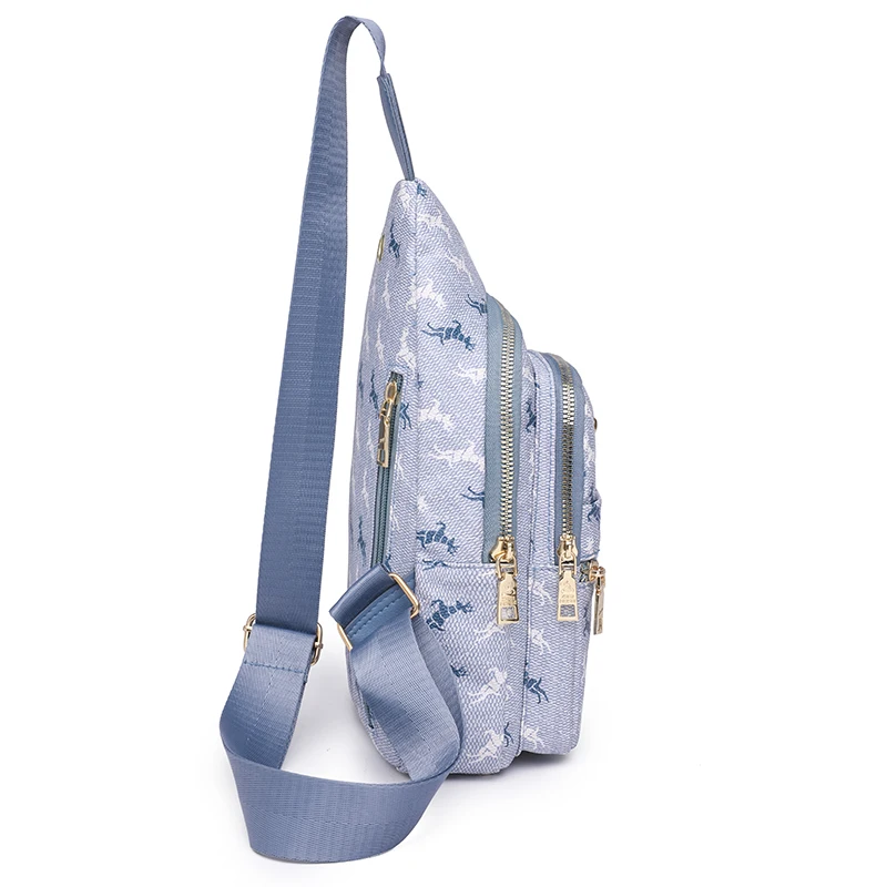 Női mellkastáskák Divat crossbody táskák Aranyos klasszikus vállpakska tervező Márka szarvas minta Messenger All Match mellkastáska