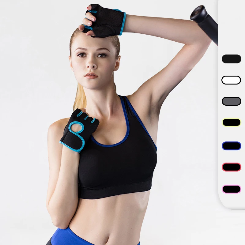 Női sportmelltartó Izzadságelnyelő ütésálló párnázott Acélgyűrű nélkül összeszedett Quick Dry Yoga Running Fitness fehérnemű egyedi logó