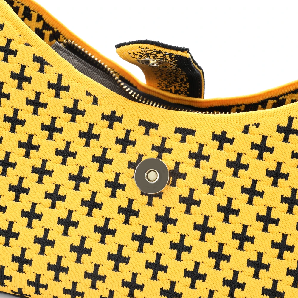 Olasz design klasszikus divat kötés bevásárló út nagy kapacitású környezetvédelmi Tote táska Női egyvállas crossbody ba