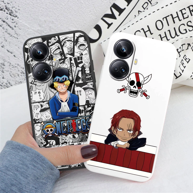 One Piece for Realme 10 Pro Plus Shell Phone Case rajzfilm Roronoa-Zoro szilikon puha fekete tok a Realme 10 Pro+ Funda ajándékhoz