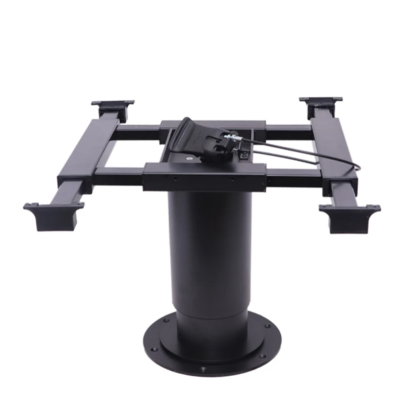 Pneumatikus emelt lakóautó lakóautó állítható asztallábak, állítható magasságú asztalalap, lehetővé teszi az asztallap forgatási és csúsztatási funkcióját