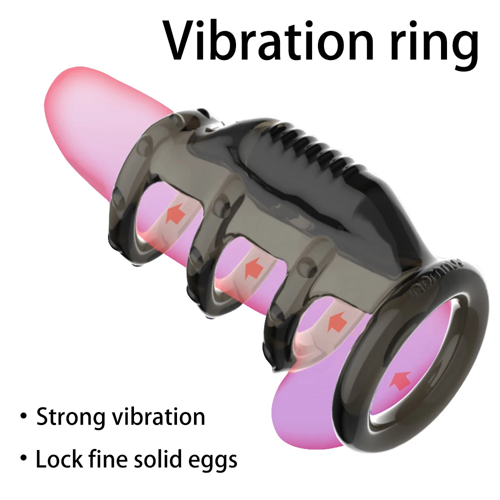Pénisz rezgő gyűrű csikló stimuláció G-pont masszázs Péniszgyűrű vibrátor Fasz bővítés hosszabbító szex játékok nőknek Férfiak