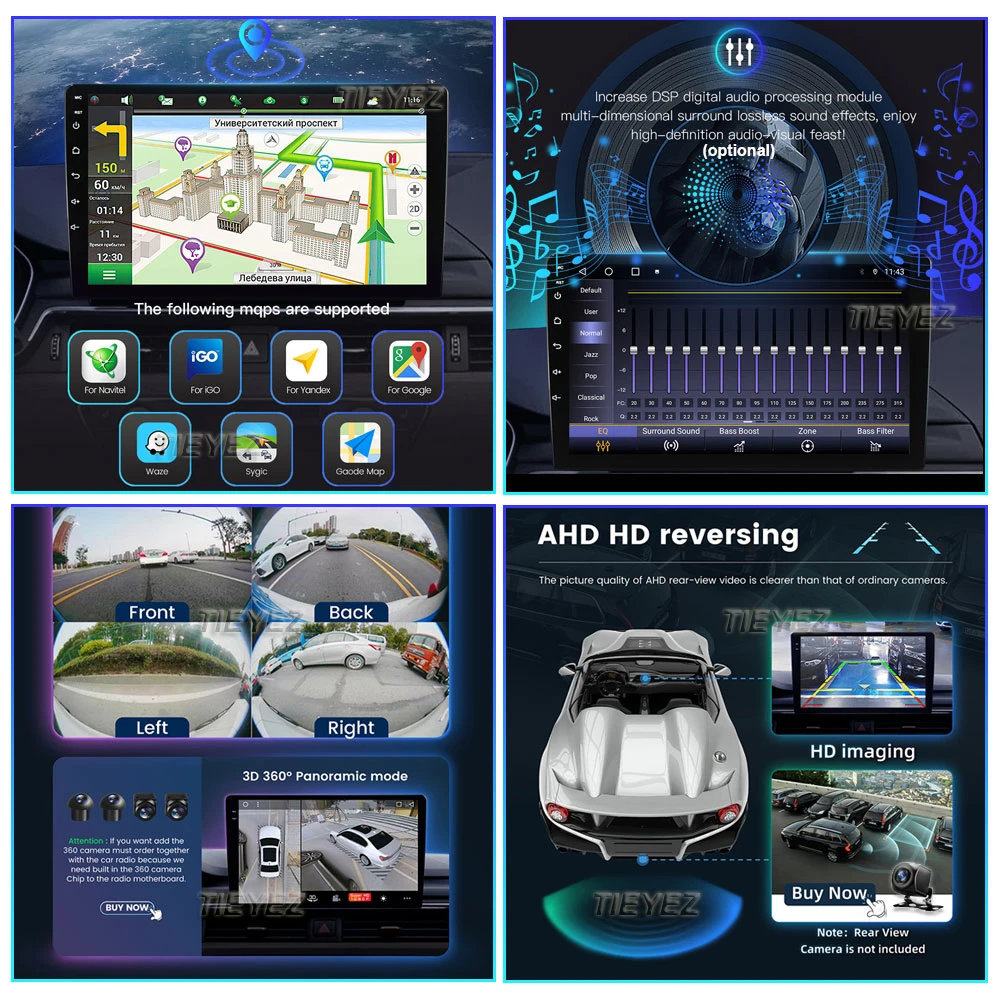 QLED Android 13 Nissan Almera 2012 - 2019 vezeték nélküli Auto + Carplay 4G WIFI autórádió Multimédia navigáció GPS sztereó lejátszó BT