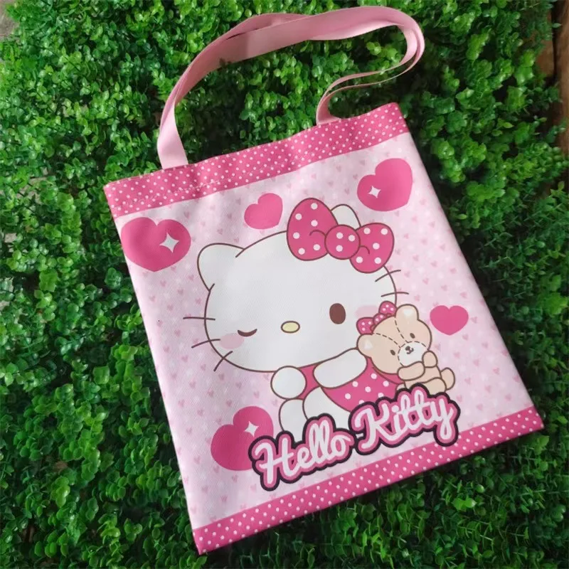 Sanrio hordozható tárolótáska spot aranyos mintás lány KT macska aranyos kawaii kézitáska tároló táska csomagolás hello kitty táska
