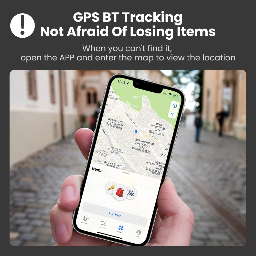 Smart Tag Mini GPS nyomkövető kulcskereső kereső Kompatibilis az iOS rendszerrel Keresse meg a Bluetooth-omat Nyomkövető kulcsokhoz Pénztárca táskák Bőrönd