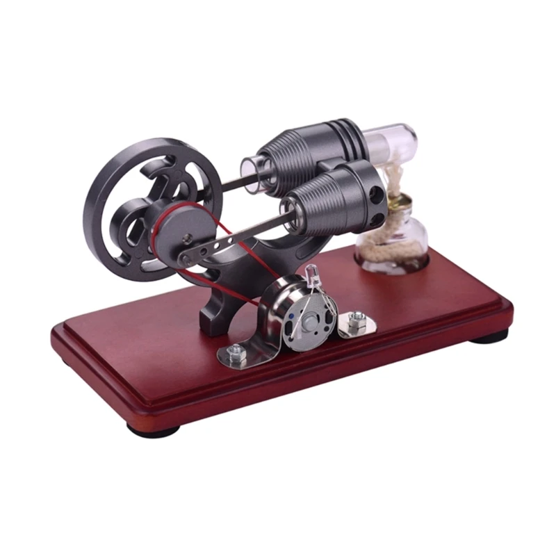 Stirling Motor modell Tatjáték Hőlégmotor modell Fizikai tudomány Játék N0HC