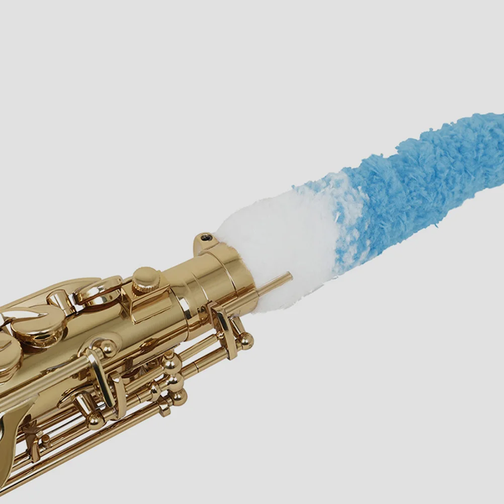 Szaxofon tisztító kefe Puha fuvola tisztító kefe tisztító Fuvola tampon hangszertisztító eszköz