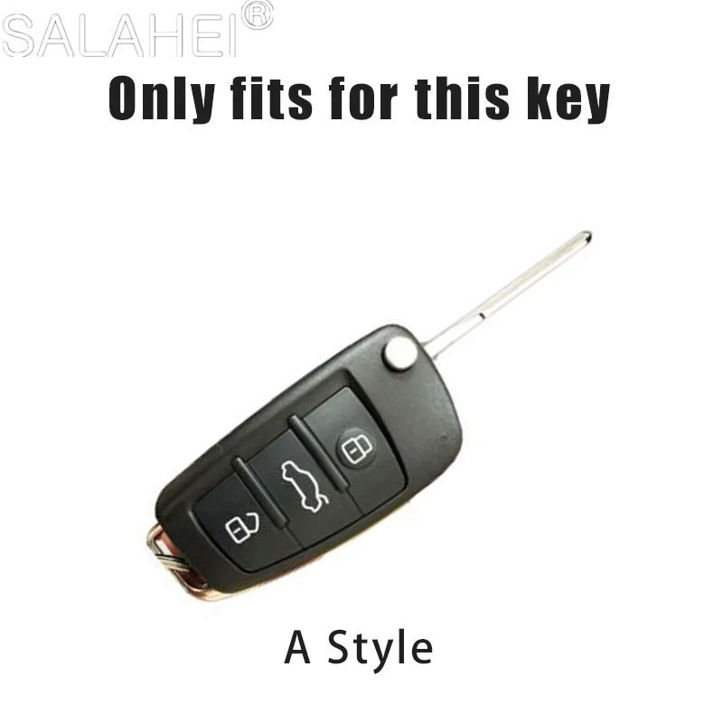TPU autós flip kulcstok teljes fedéllel Shell Audi A1 A3 A6 A6L Q2 Q3 Q7 TTS R8 S6 RS3 protektor kulcstartó automatikus belső tartozékok